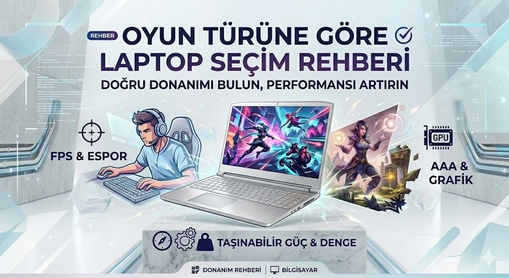Oynadığın Oyuna Göre En İyi Oyuncu Laptopu Nasıl Seçilir? (2026 Rehberi)