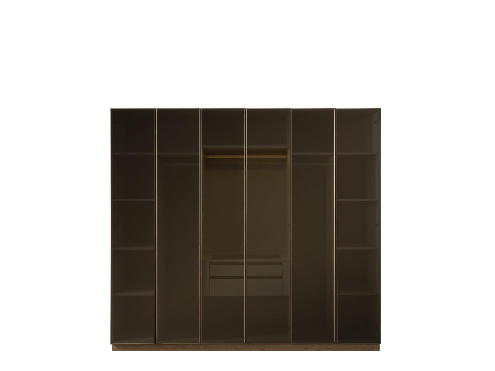 BERNİDO CAPELLA D3 240CM 6 KAPILI DOLAP(6 CAMLI ALÜMİNYUM KAPAK)