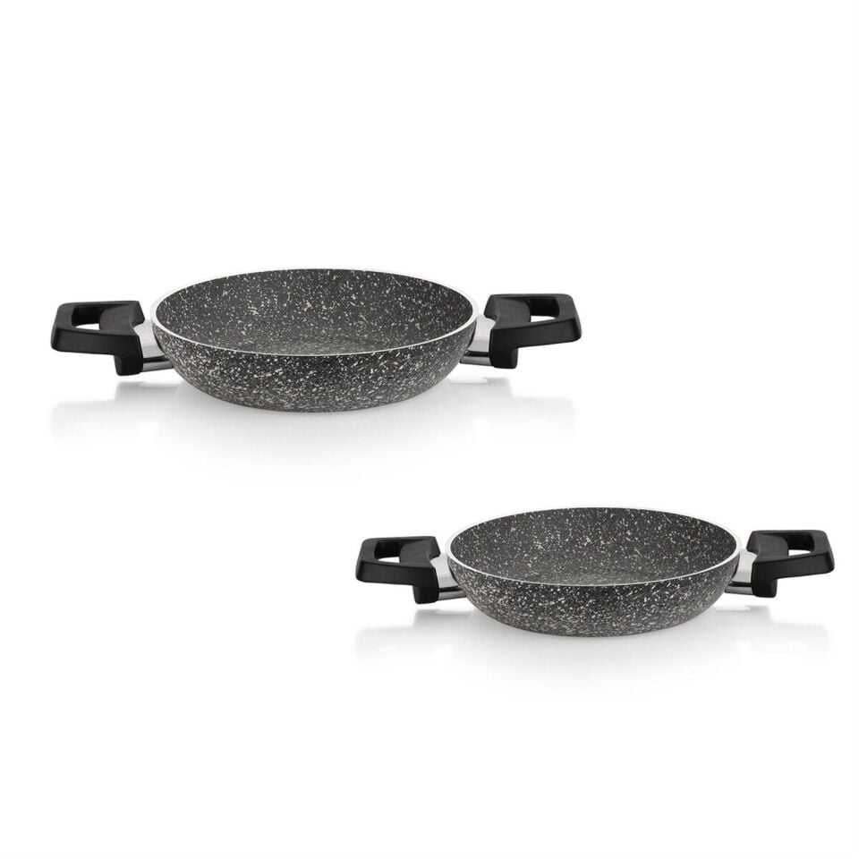 Schafer Eternal Sahan 18 cm + 22 cm 2'li Set - Gri