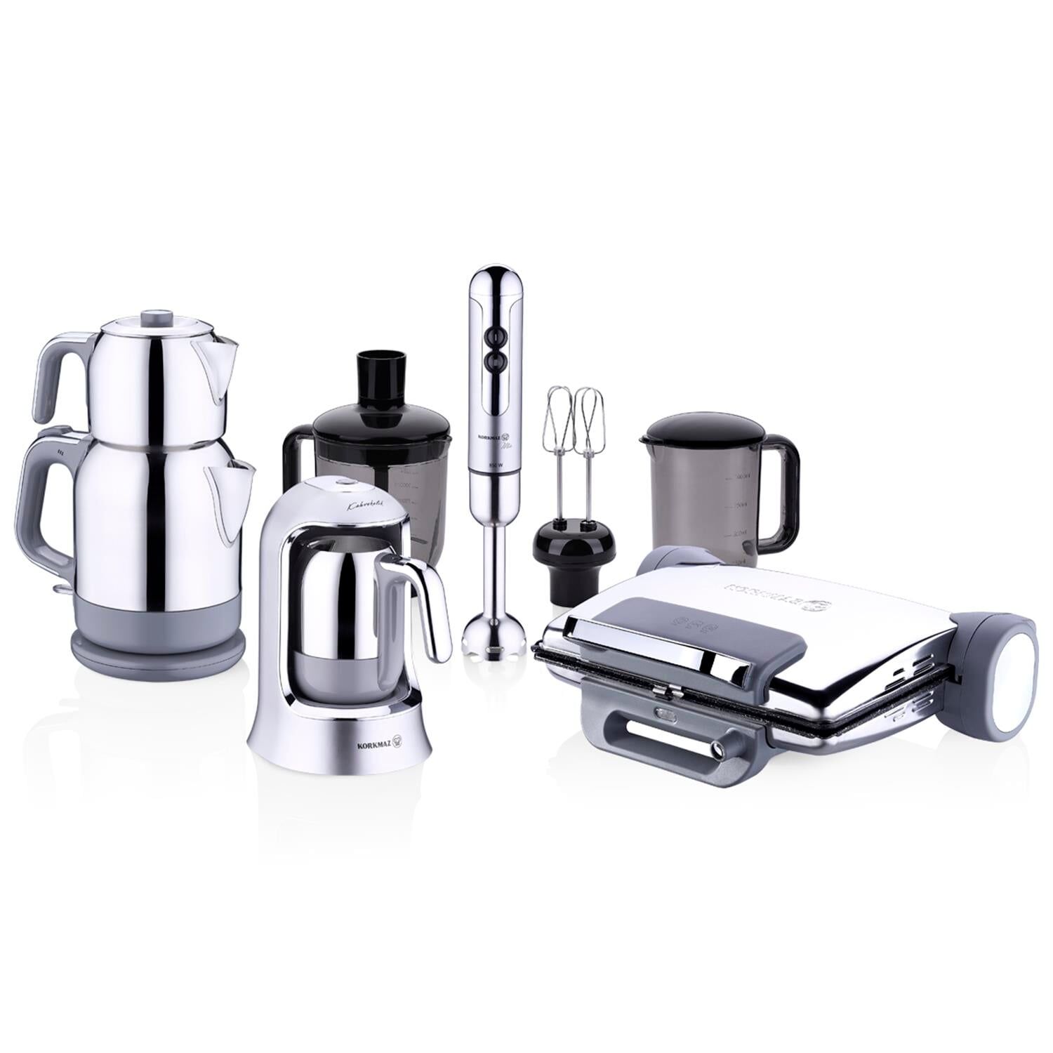 Korkmaz A1827 Inox 14 Prc Elektro Set