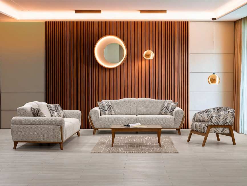 RAHAT RELAX 3+3+1 KOLTUK TAKIMI(2 AD.3LÜ RHT241+TEKLI RHT242)