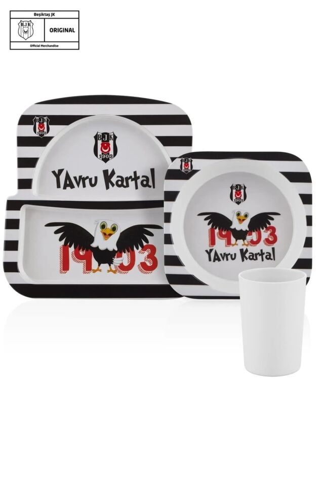 Neva N3375 Beşiktaş Lisanslı 3 Parça Mama Takımı