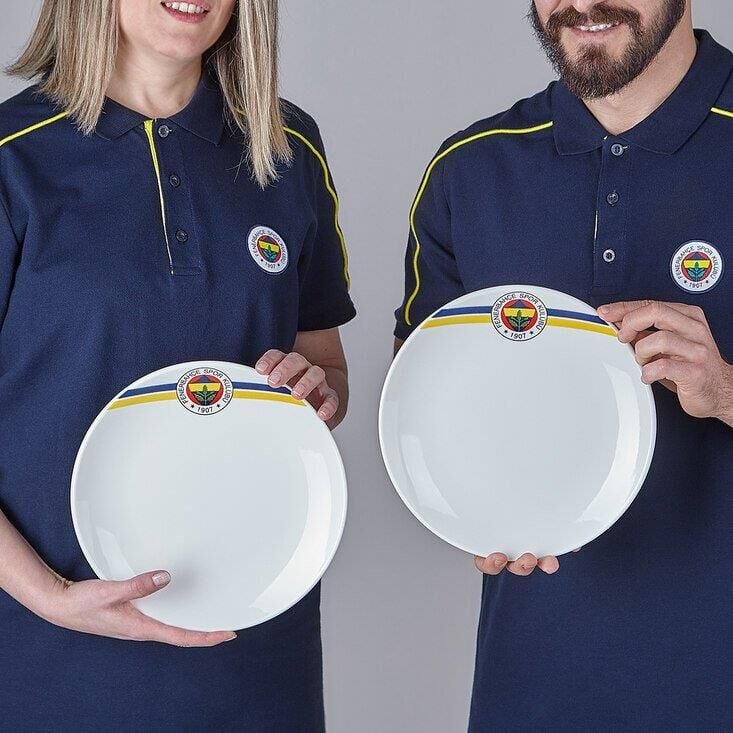 Neva N3428 Fenerbahçe Klasik Logo 2'li Servis Tabağı