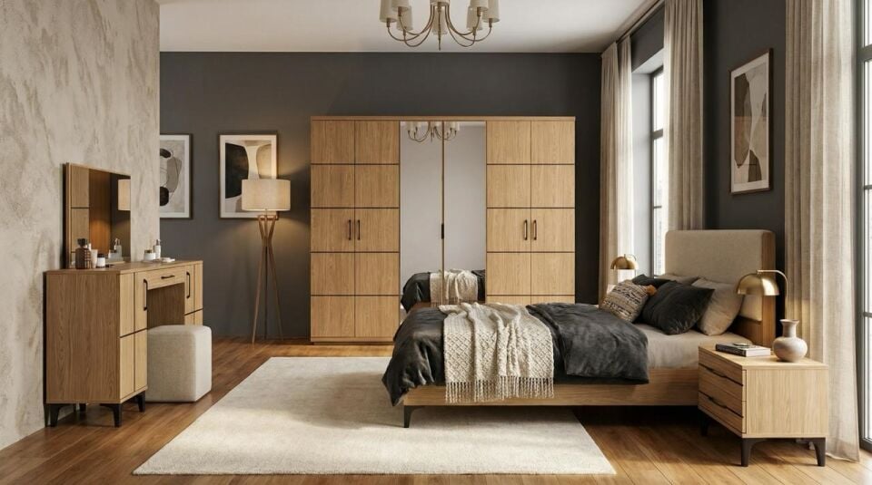 KZN LUCA YATAK ODASI TAKIMI-KARYOLALI