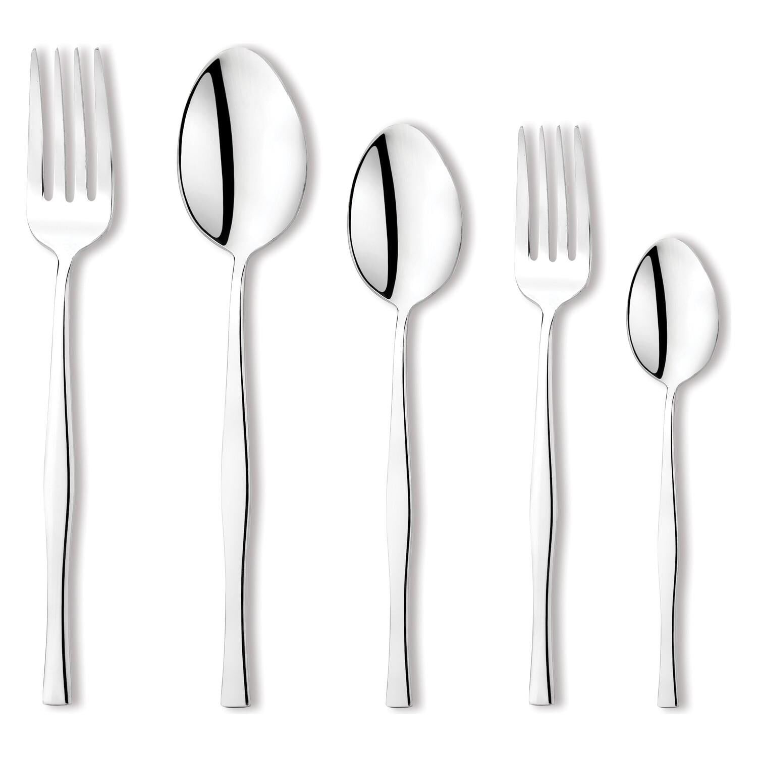 SCHAFER SOLİD 60 PARÇA ÇATAL-KAŞIK TAKIMI-GÜMÜŞ01