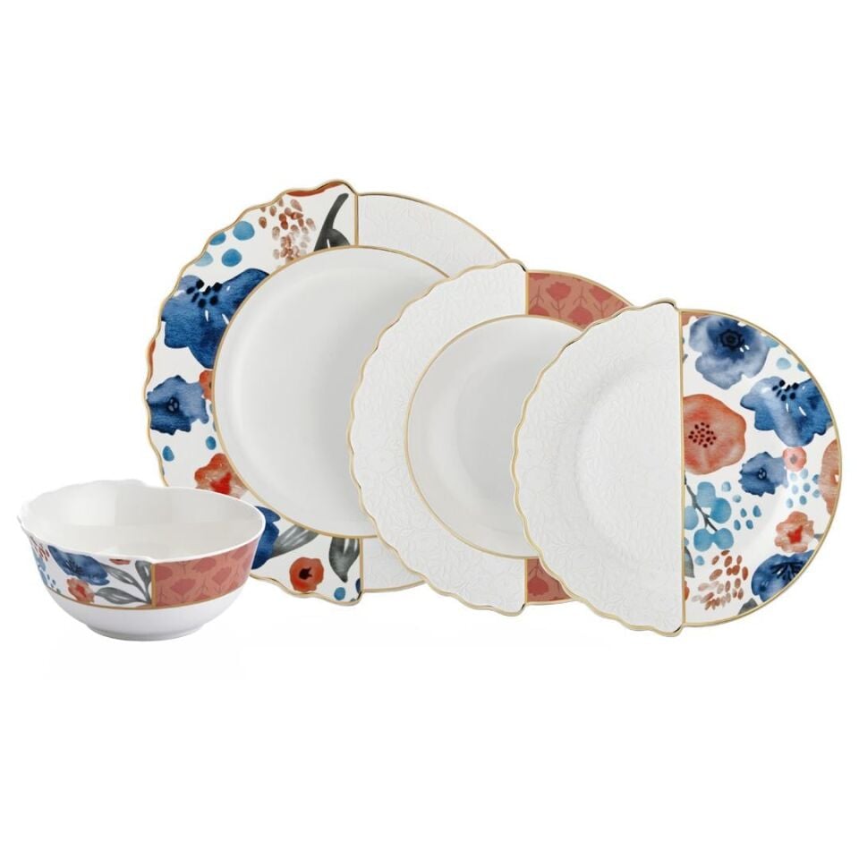 Neva N3453 Ophelya Hibrit 24 Prc Yemek Takımı