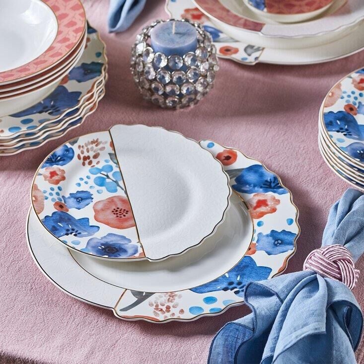 Neva N3453 Ophelya Hibrit 24 Prc Yemek Takımı