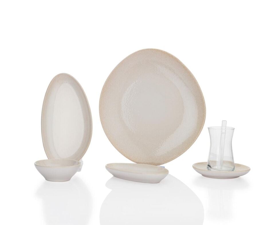 Schafer Felis Kahvaltı Takımı -32 Parça-Krem