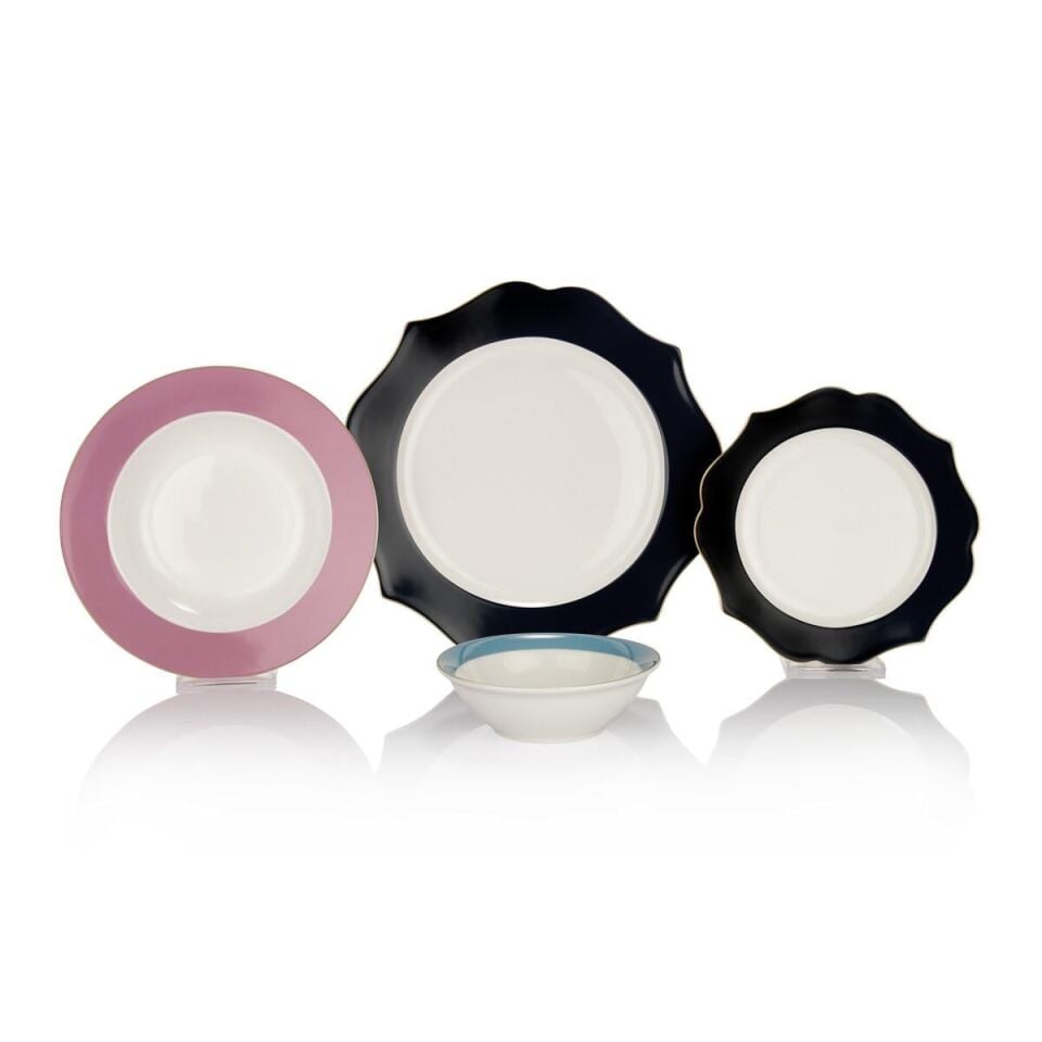 Schafer Talya Yemek Takımı 24 Parça-Asorti