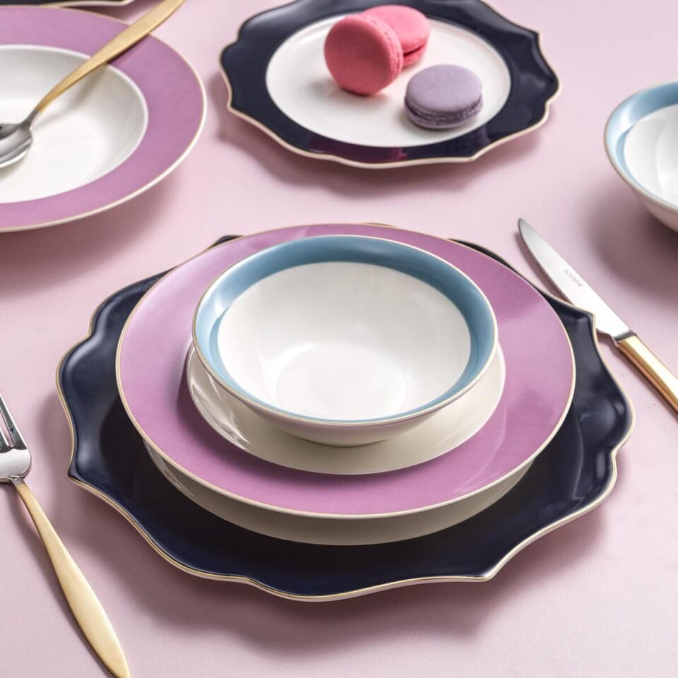 Schafer Talya Yemek Takımı 24 Parça-Asorti