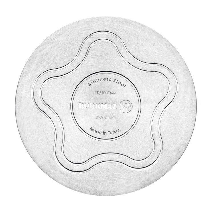 Korkmaz A1077 Tombik Kısa Tencere 24X8