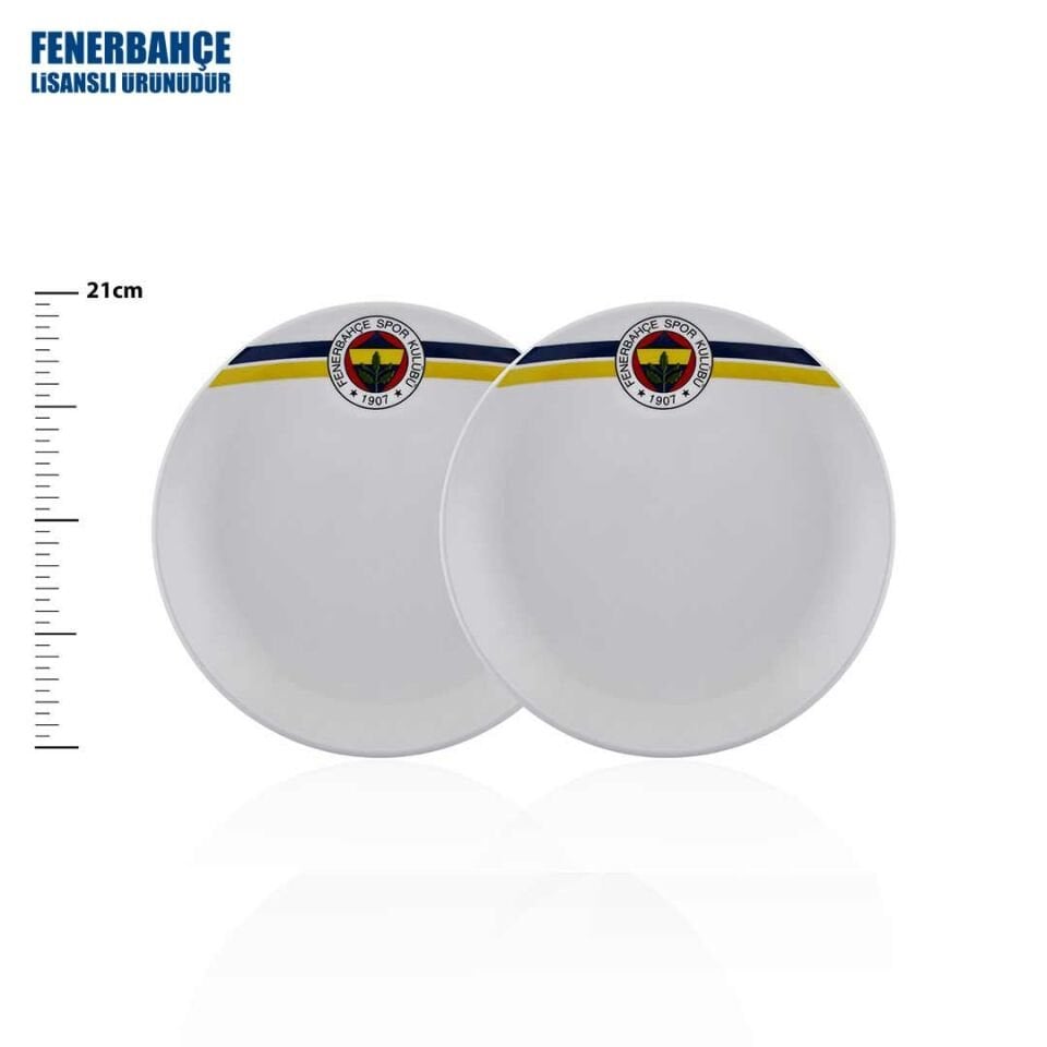 Neva N3430 Fenerbahçe Klasik Logo 2'Li Pasta Tabağı