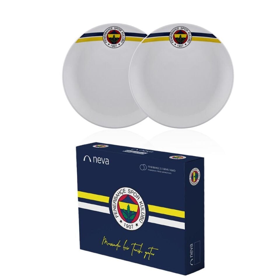 Neva N3430 Fenerbahçe Klasik Logo 2'Li Pasta Tabağı