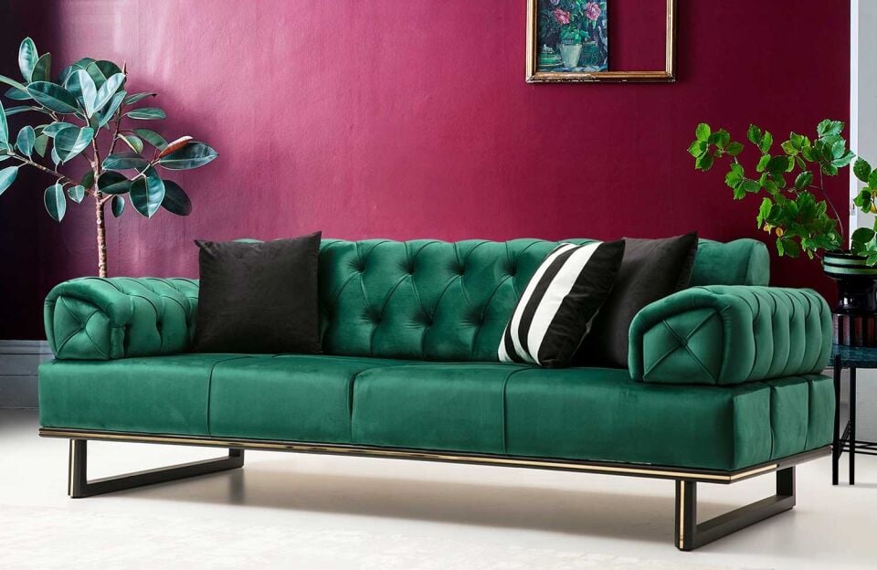 İpeğim Prestij Gold 3'Lü Koltuk