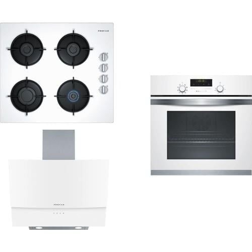 PROFİLO STAR 3 ANKASTRE SET BEYAZ(DVK6J429-OE36K2P10D-FRMA234B)