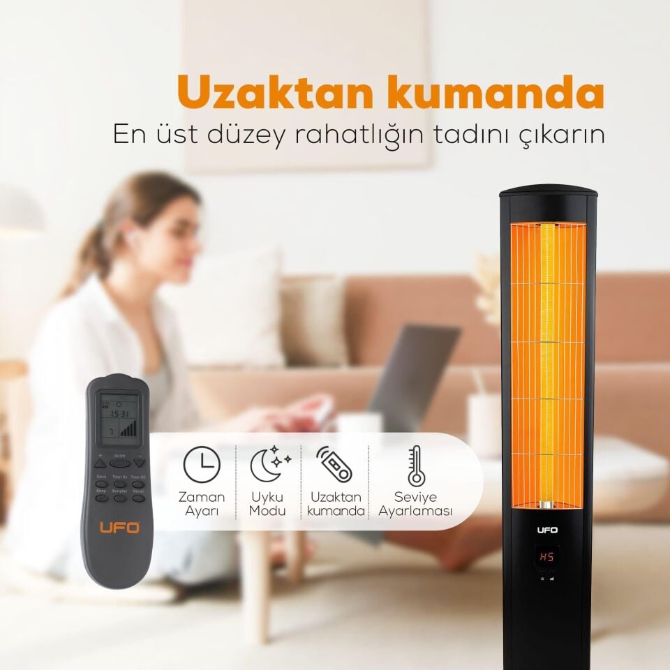 Ufo Mikatronik Kumandalı 2300W Soba