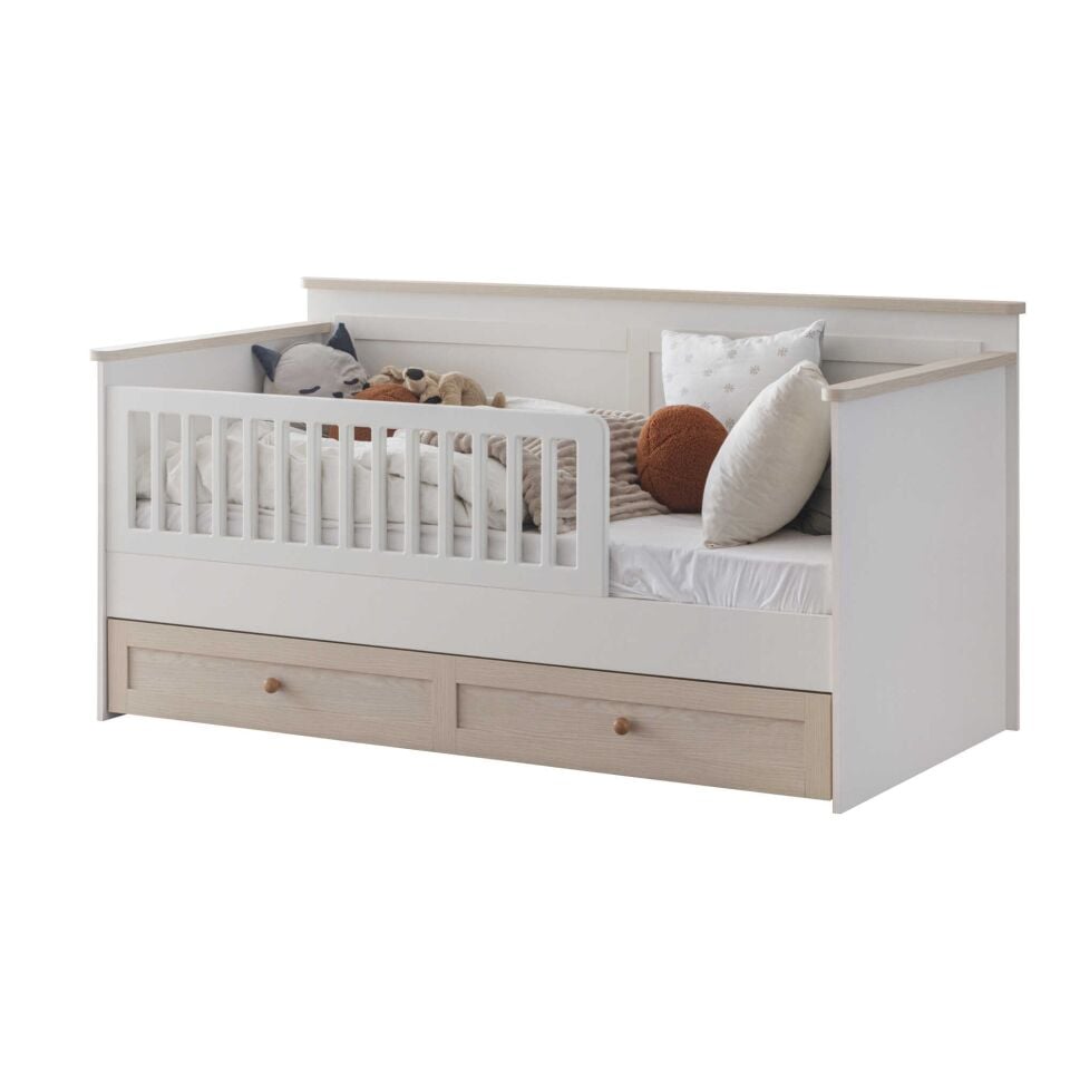 SEVEN DÜNYA DÖŞEMELİ TODDLER 90*190 KARYOLA-COCO 01 A.KREM