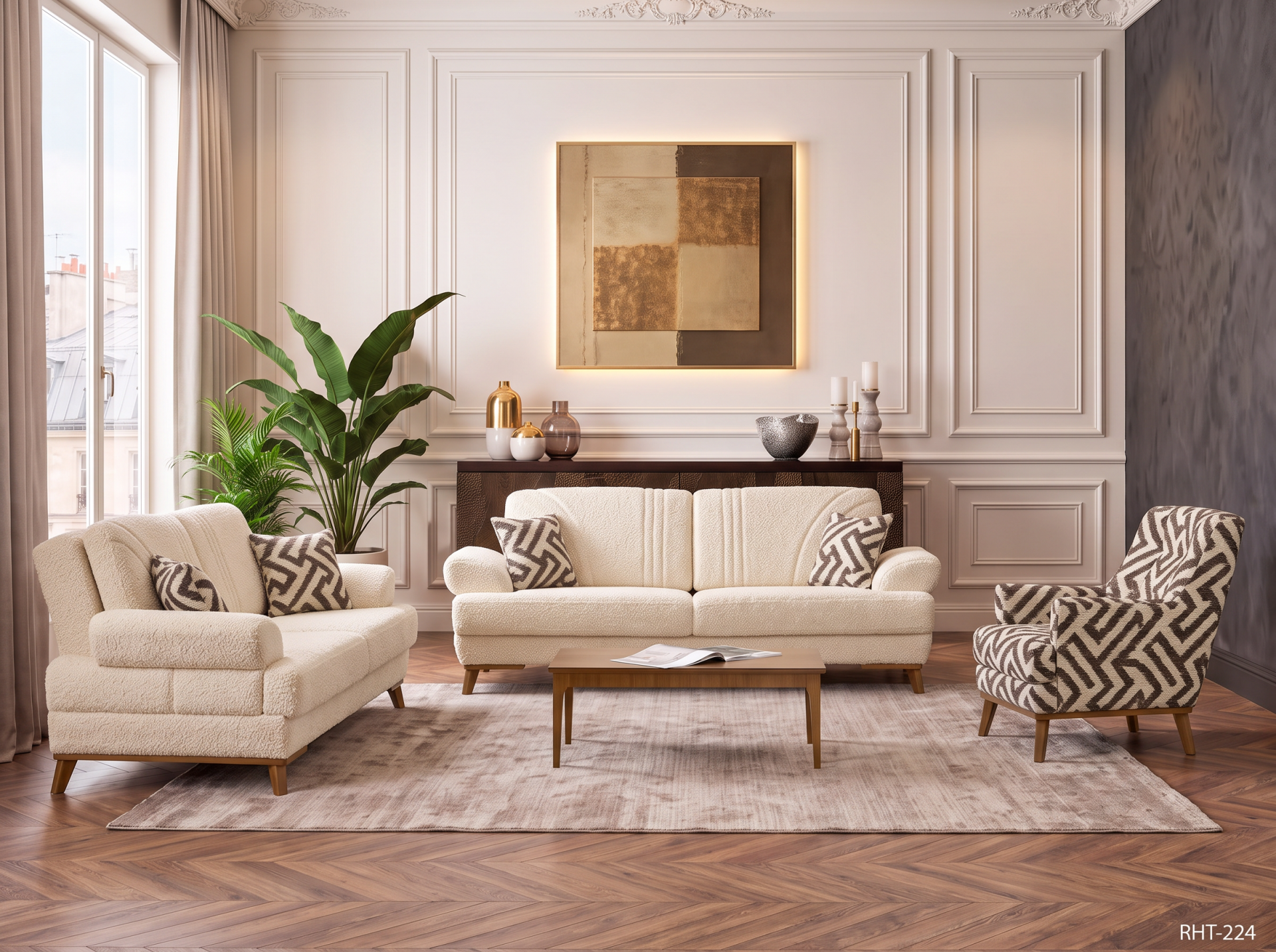 RAHAT ELEGANCE 3+3+1 KOLTUK TAKIMI RHT-224