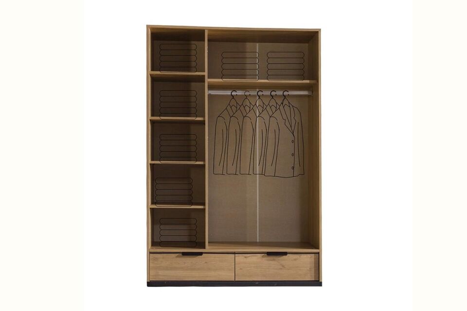 Seven Kolezyum 3 Kapılı Aynalı Dolap