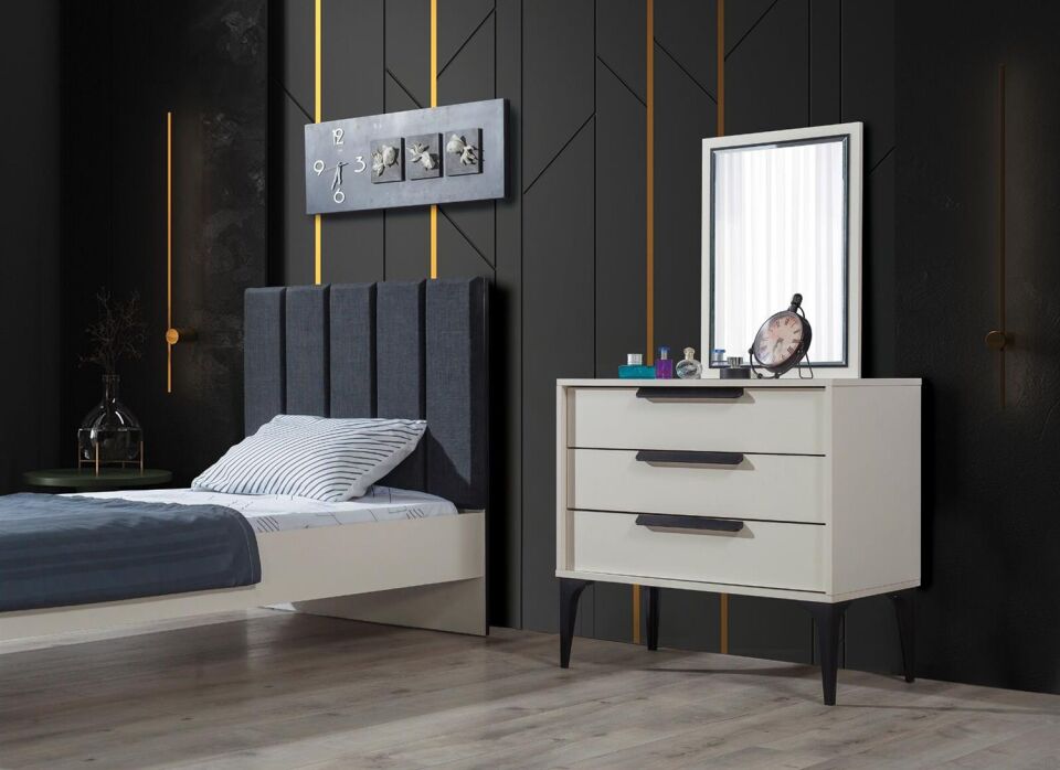 Seven Kolezyum Ay 100*200 Bazalı Karyola(Başlık Dahil)