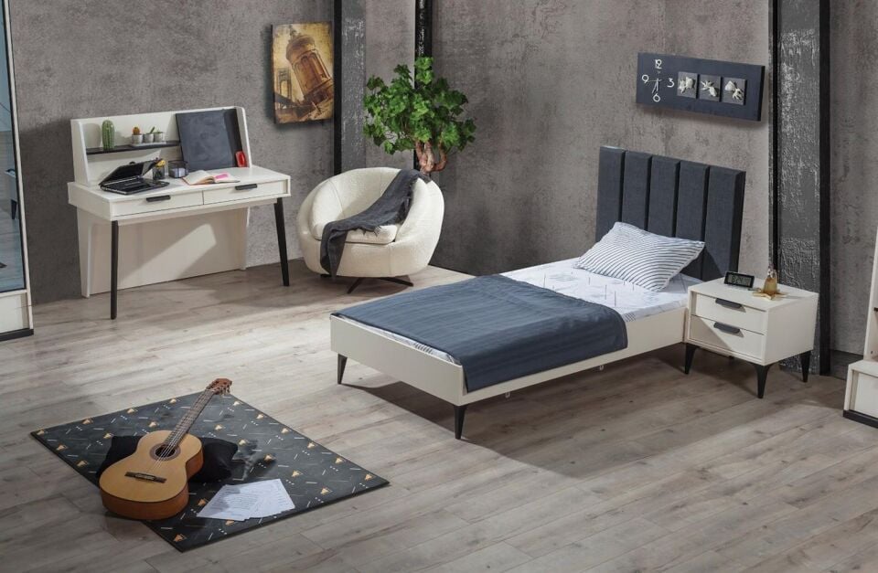 Seven Kolezyum Ay 100*200 Bazalı Karyola(Başlık Dahil)