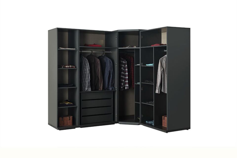 Seven Aura 2 Kapılı Çekmeceli Dolap