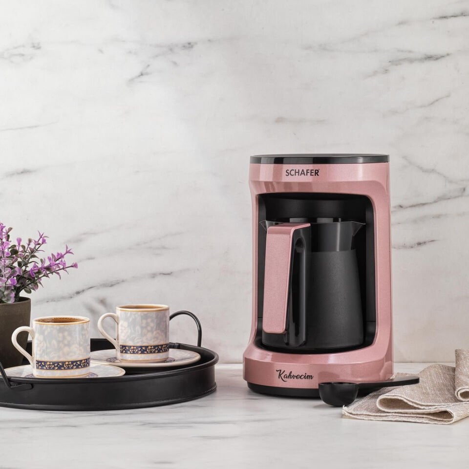 SCHAFER KAHVECİM TÜRK KAHVE MAKİNESİ - ROSEGOLD