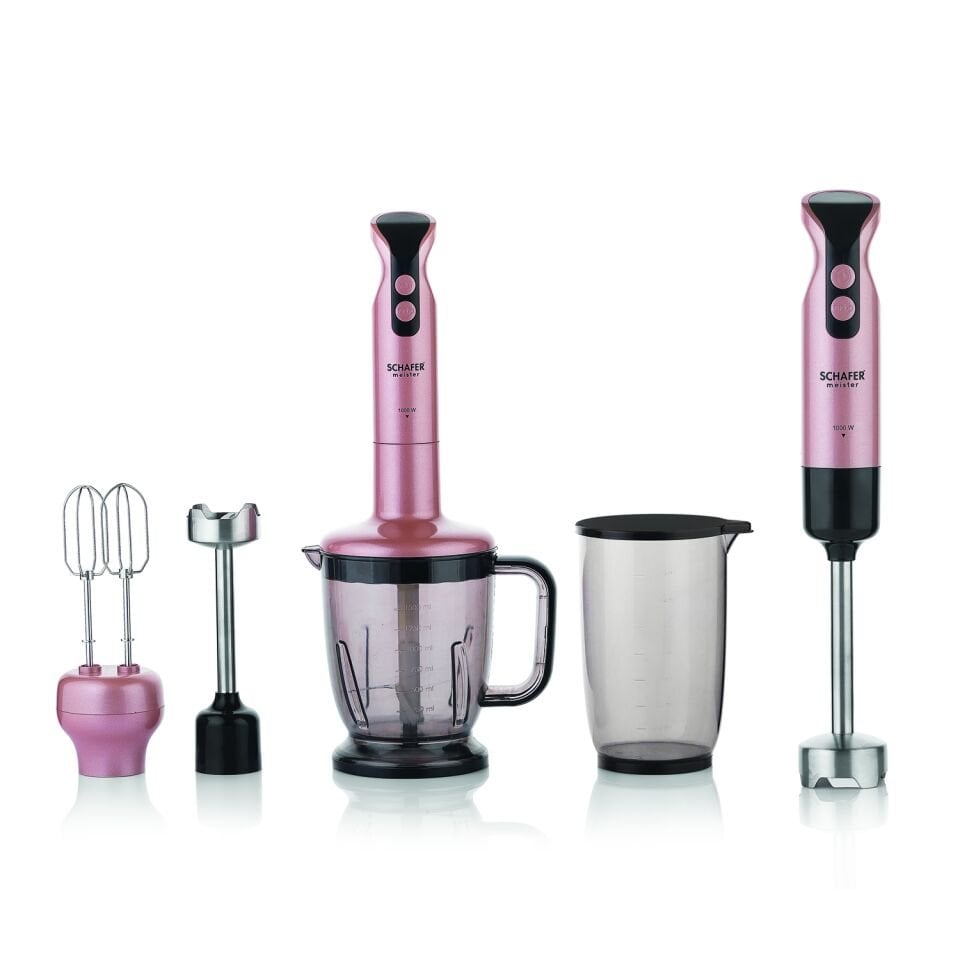 SCHAFER MEISTER MEGA BLENDER SET -11 PRÇ.-ROSEGOLD