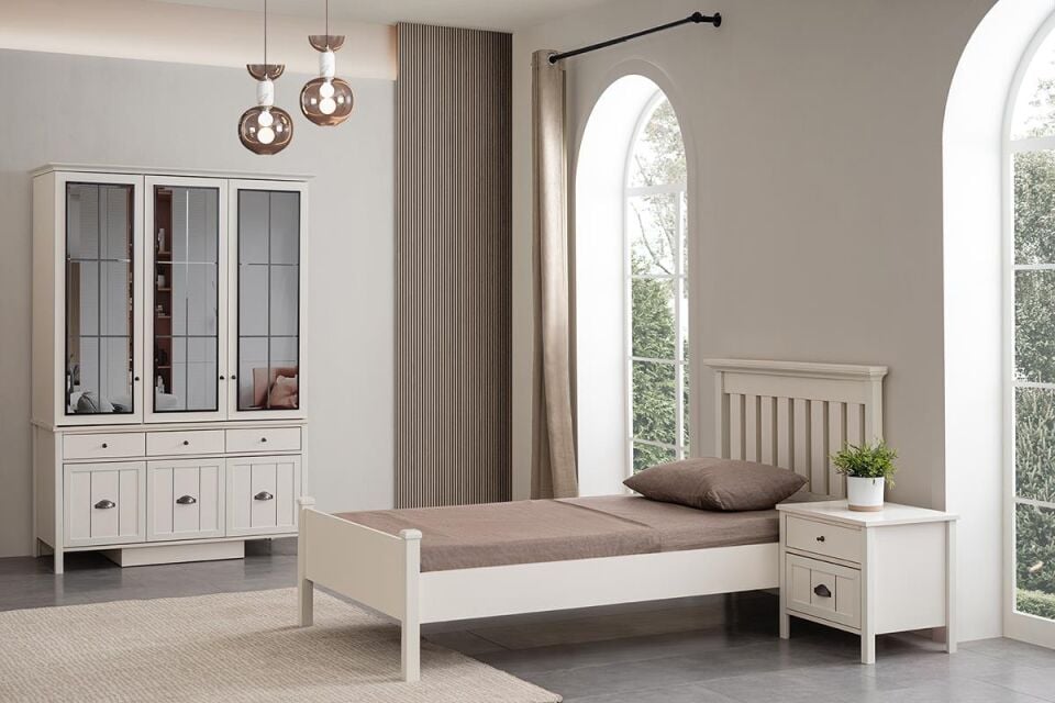 Seven Gize 100*200 Karyola(Başlık Dahil)