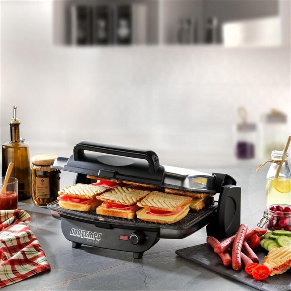 Schafer Contempo Tost Makinesi - 1 Prç. - Inox - Siyah