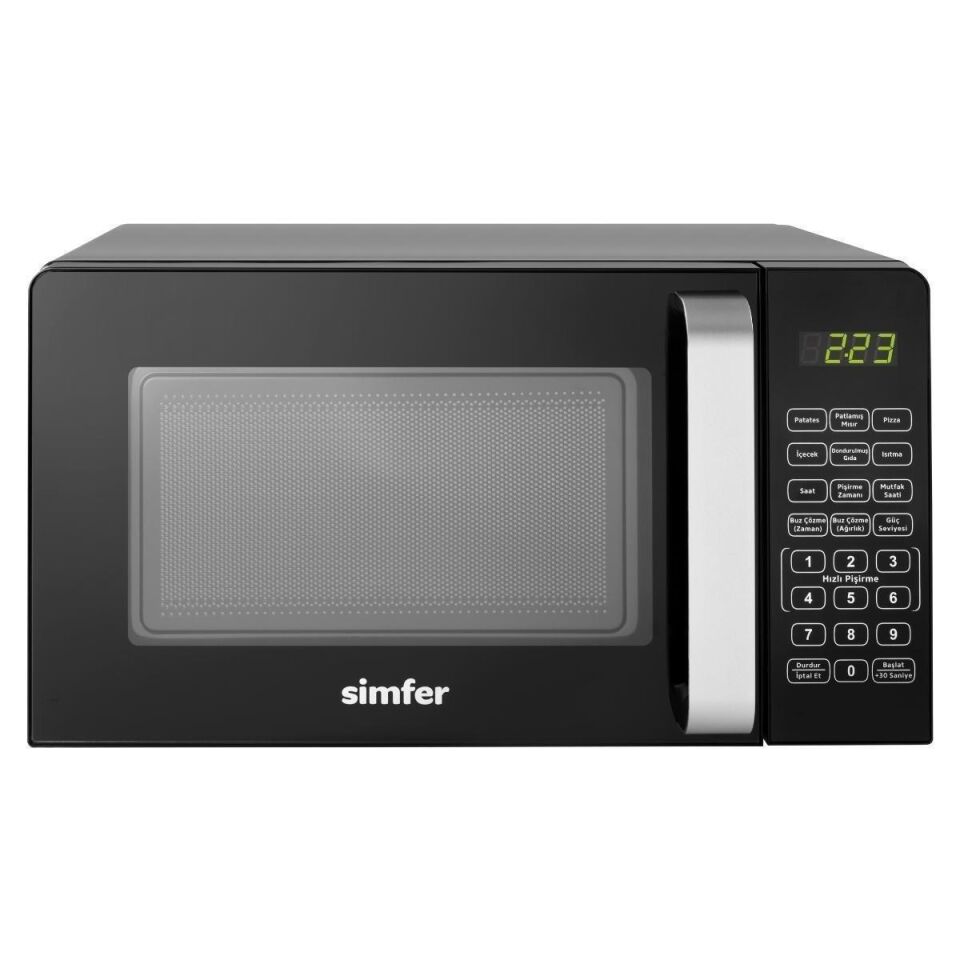 SİMFER SMF-0060 MİKRODALGA 4604 DİJITAL SİYAH 20 LT.