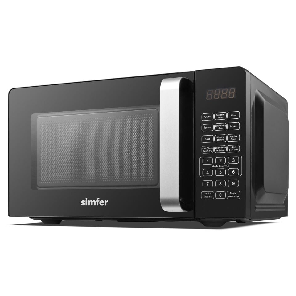 SİMFER SMF-0060 MİKRODALGA 4604 DİJITAL SİYAH 20 LT.