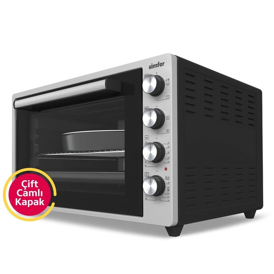 SİMFER SMF-0054 MİNİ FIRIN 4546 BEYAZ 45 LT.