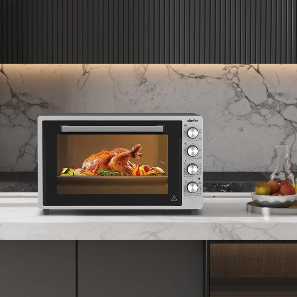 SİMFER SMF-0054 MİNİ FIRIN 4546 BEYAZ 45 LT.