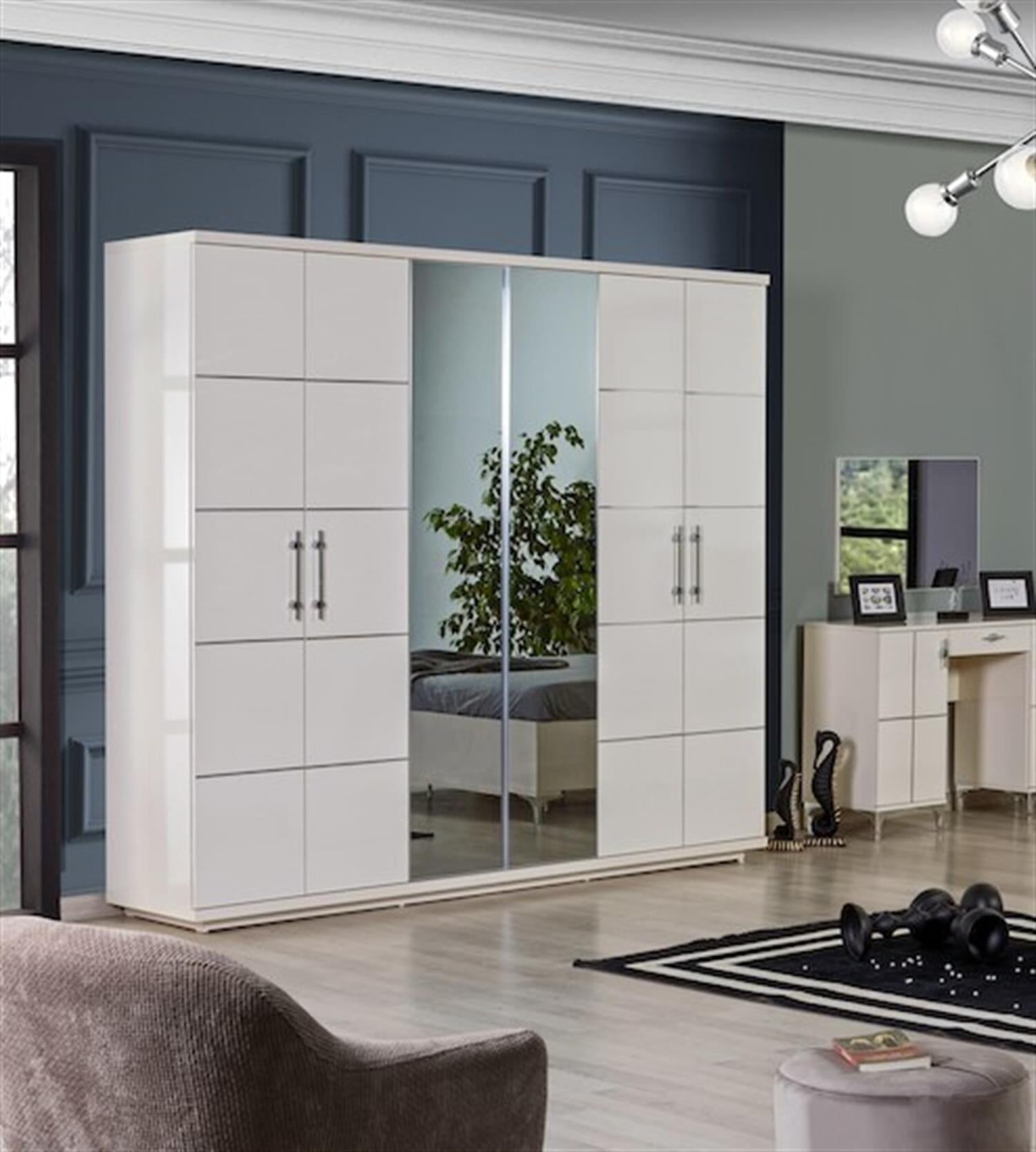 Kozan Moderna Krem Km 10 415 Gardırop