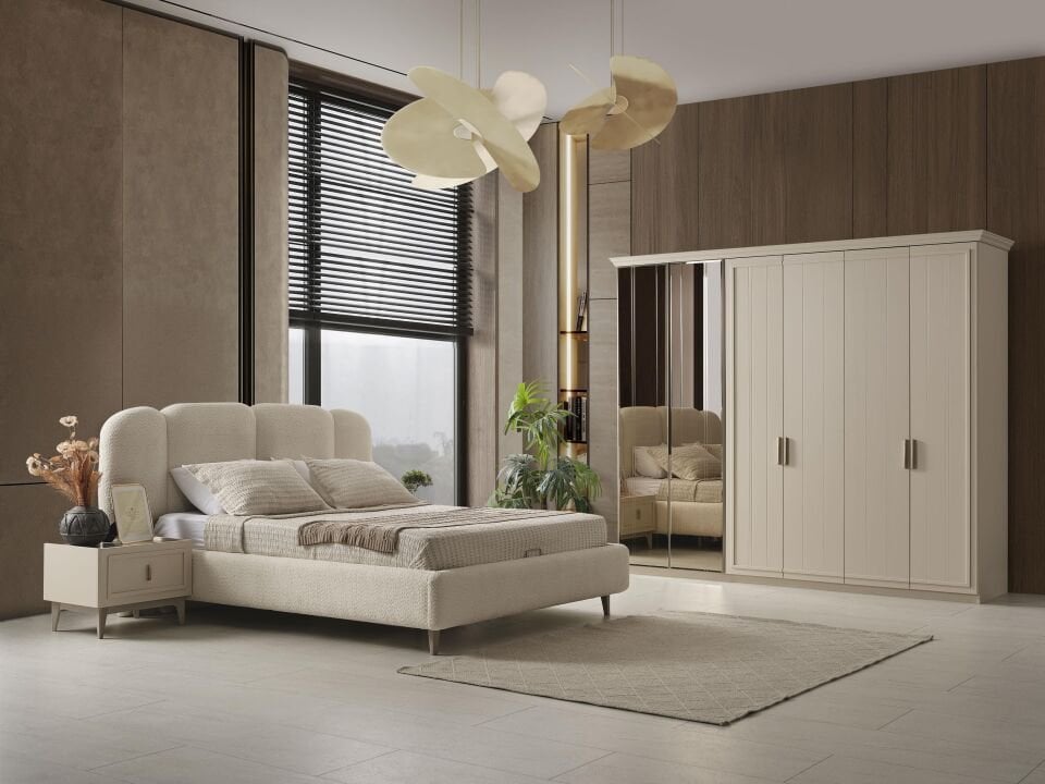 BİGE ANKA 160'LIK KARYOLA(BAŞLIK DAHİL)