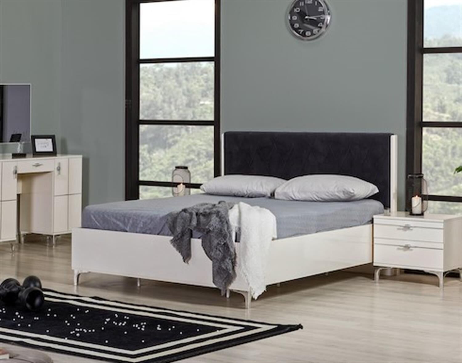 Kozan Moderna Krem Km 10 414 Somyalı Karyola