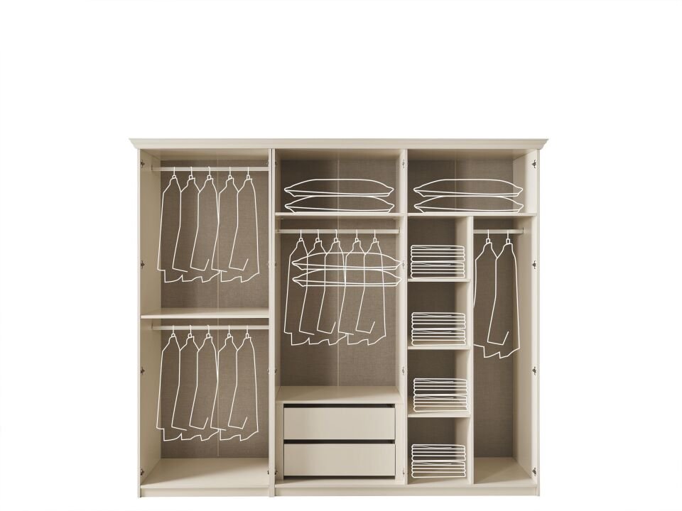 BİGE ANKA 4 KAPILI DOLAP