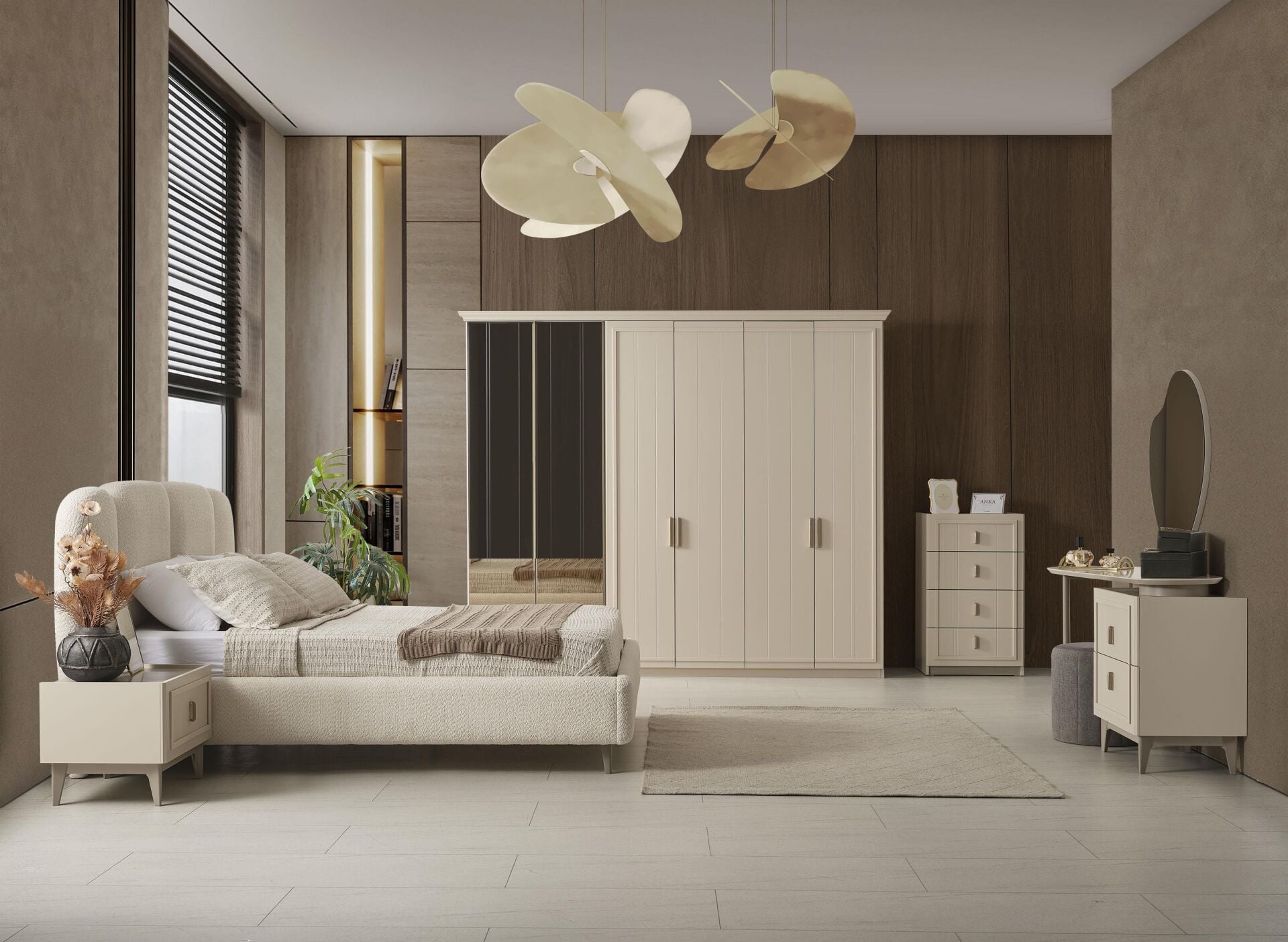 BİGE ANKA 4 KAPILI DOLAP