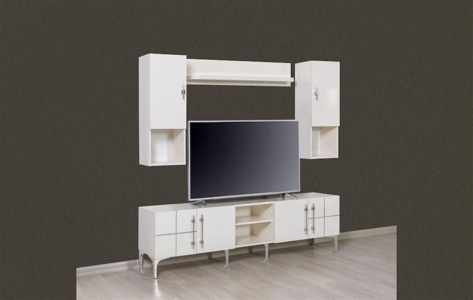 Kozan Moderna Krem Km 10 454 Tv Sehpası 200 Cm