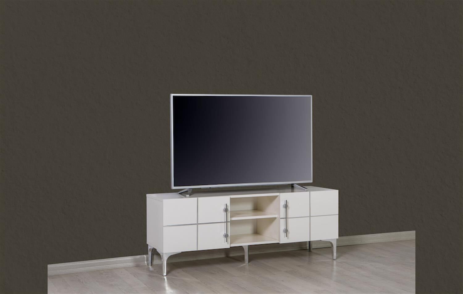Kozan Moderna Krem Km 10 459 Tv Sehpası 150 Cm