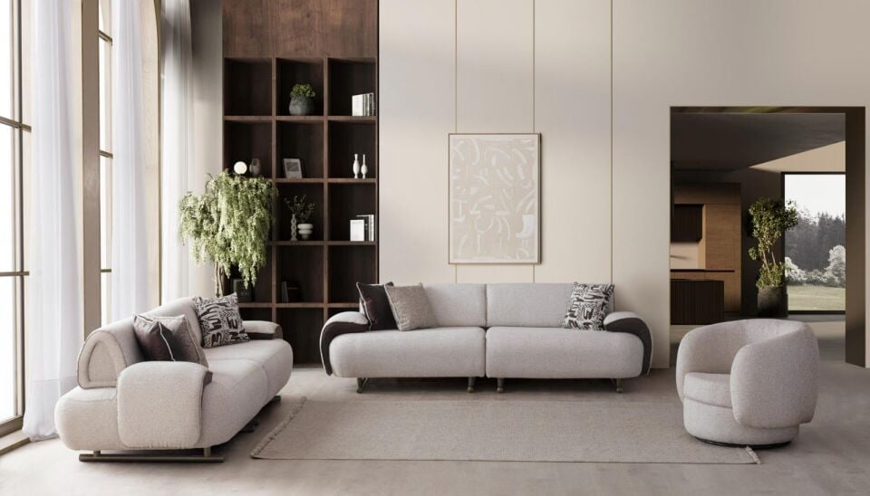 DÖŞEK MADLEN 3+3+1 KOLTUK TAKIMI