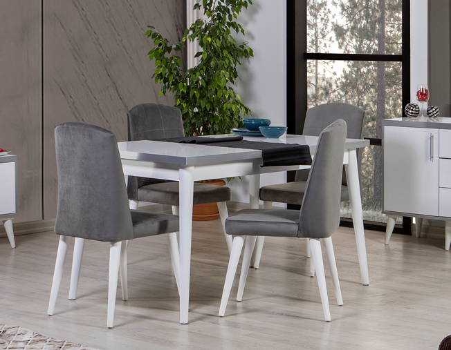 Kzn New Rüya Beyaz Km.10.053 Sabit Masa Beyaz