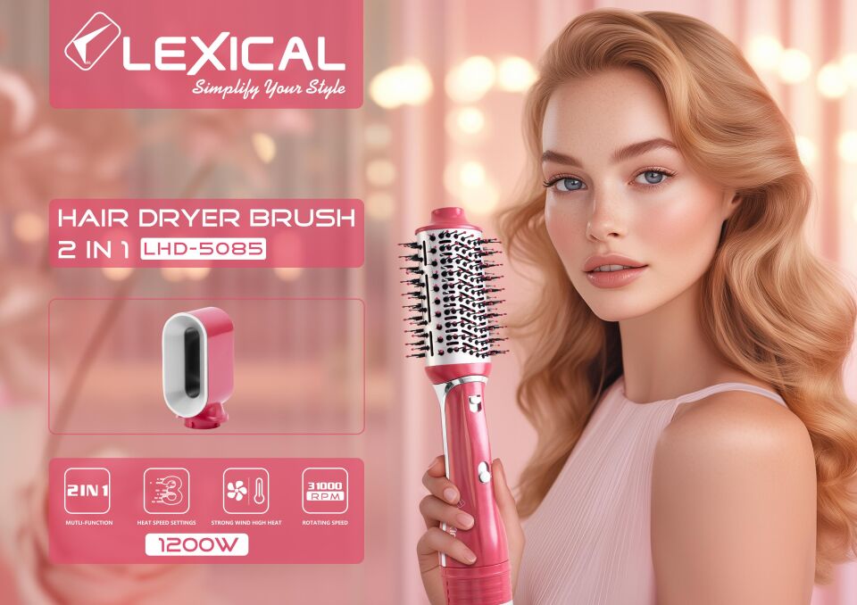 LEXICAL LHD-5085  2 Sİ 1 ARADA SAÇ KURUTMA-ŞEKİLLENDİRME 1200W