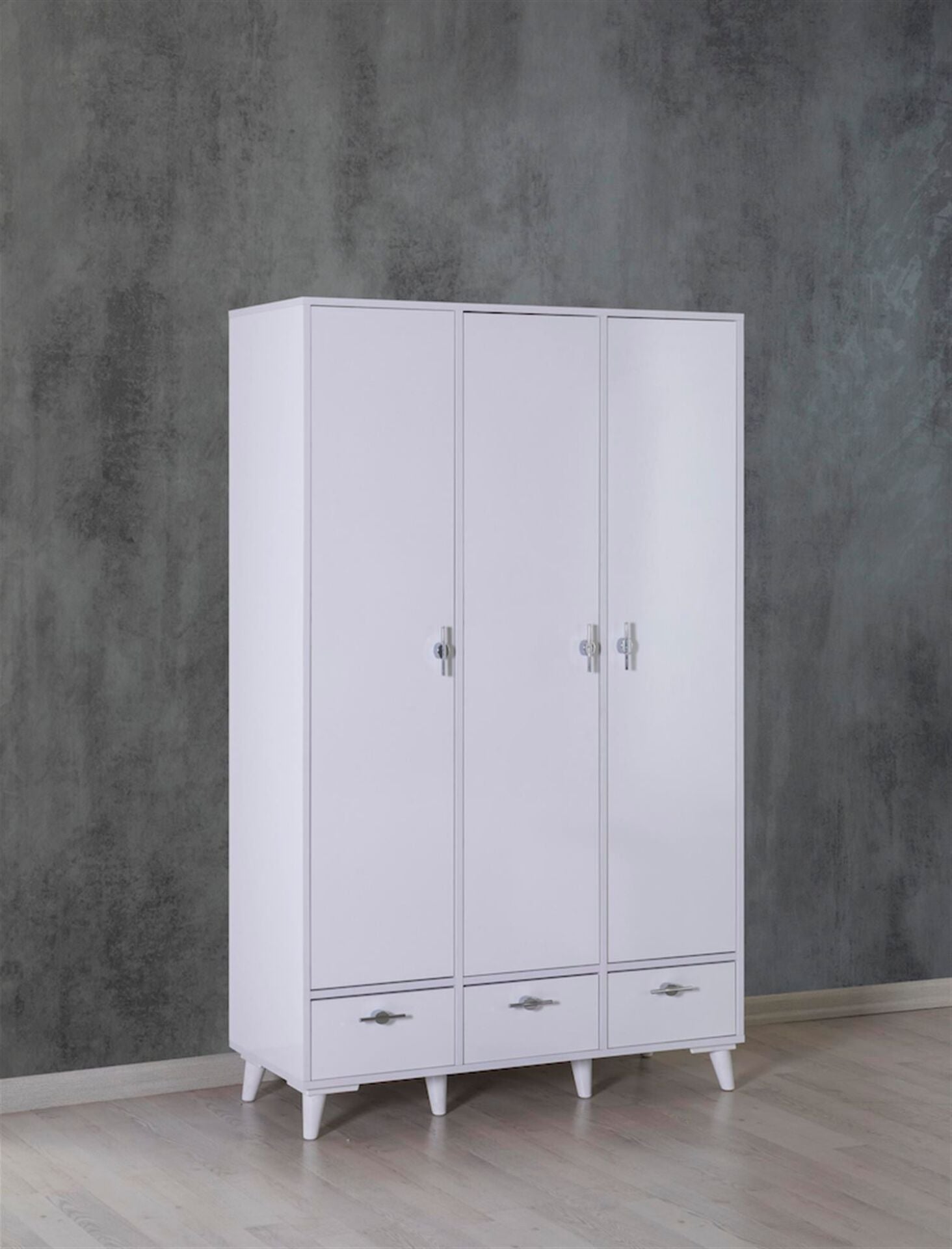 Kzn New Efe Km.13.001 Gardırop-Beyaz