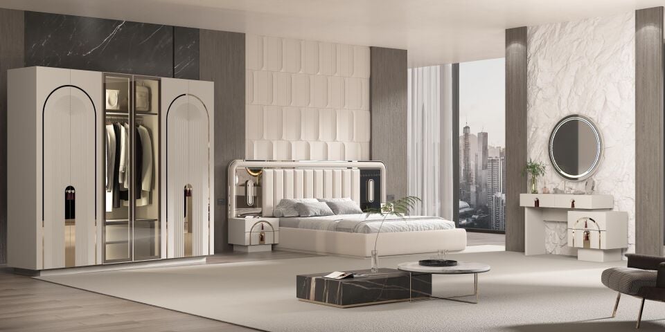 GÜNDAYS ROMA YATAK ODASI TAKIMI-BAZALI