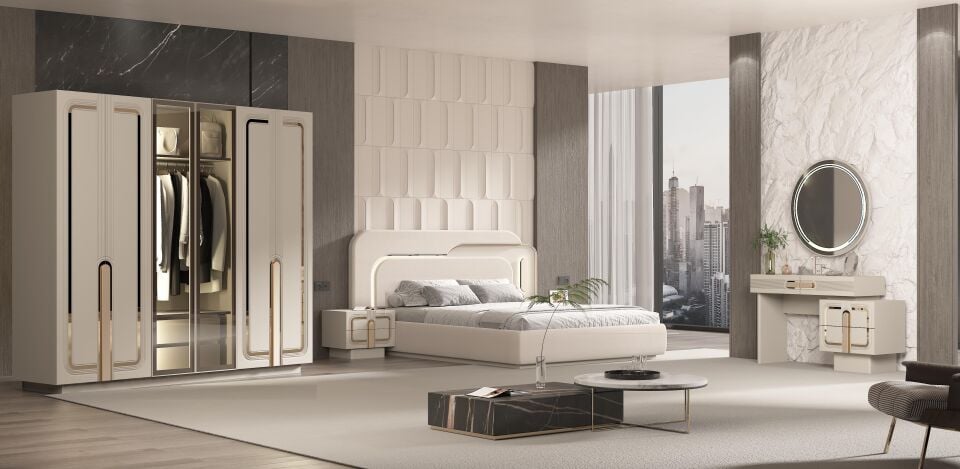 GÜNDAYS MİLANO YATAK ODASI TAKIMI-BAZALI