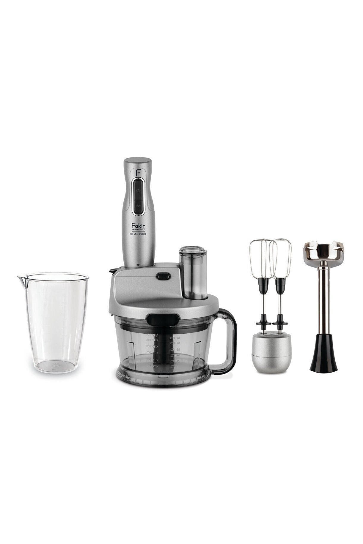 FAKİR MR CHEF QUADRO 2000W YENİ DİŞLİ CAM SILVERSTONE