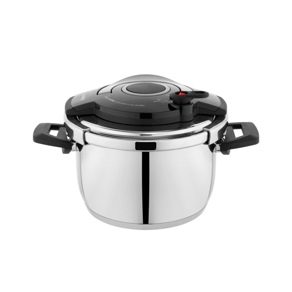 SCHAFER OPTİMA DÜDÜKLÜ TENCERE SETİ 4+6,5 L-SİYAH/GRİ