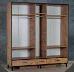 Kzn New Rüya Çam Yatak Odası Takımı- Somyalı Karyola